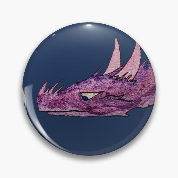 Item preview, "Purple Dragon Clouds Pattern - Cute Fantasy Watercolor designed and sold by TheArtOfTreble.