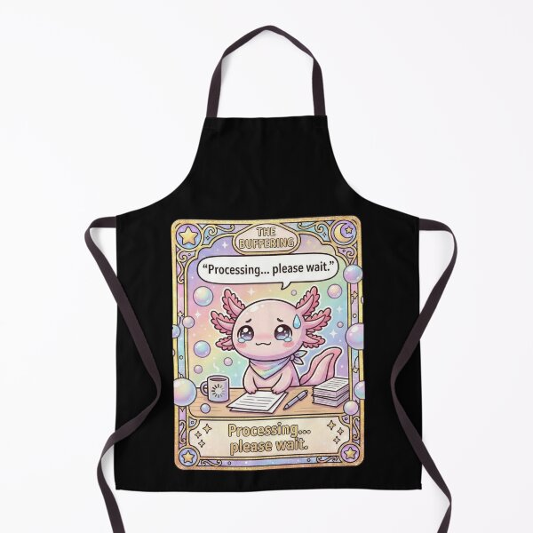 Item preview, Kawaii Axolotl Tarot The Buffering designed and sold by Visual Dept..