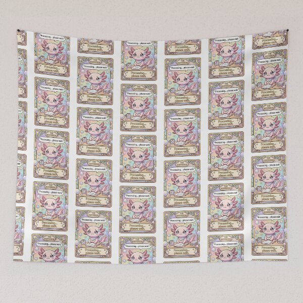 Item preview, Kawaii Axolotl Tarot The Buffering designed and sold by Visual Dept..