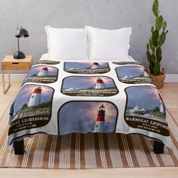 Item preview, Vintage Barnegat Lighthouse State Park (New Jersey) designed and sold by RabbitK.