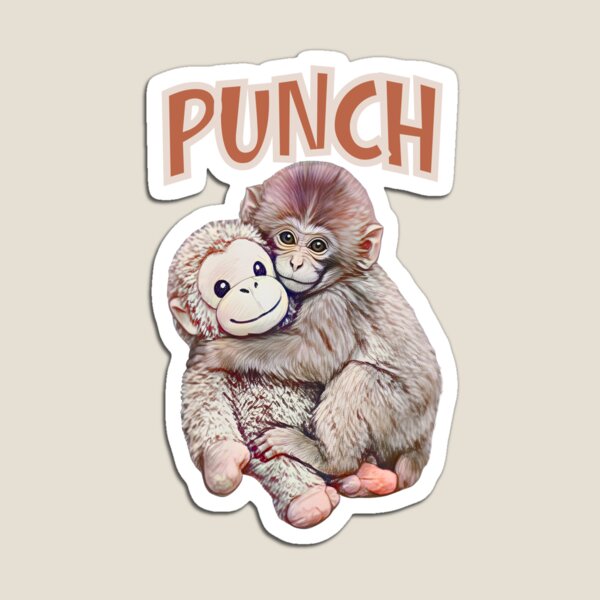 Item preview, Punch The Baby Monkey designed and sold by D3signsByM3.
