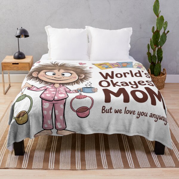 Item preview, World's Okayest Mom But We Love You Anyway | Funny Mother's Day designed and sold by Midnight Veil Designs.