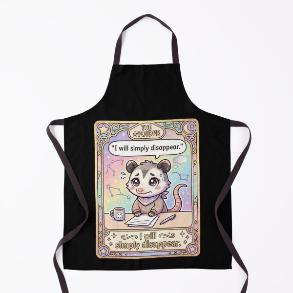 Item preview, Kawaii Opossum Tarot The Avoider designed and sold by Visual Dept..
