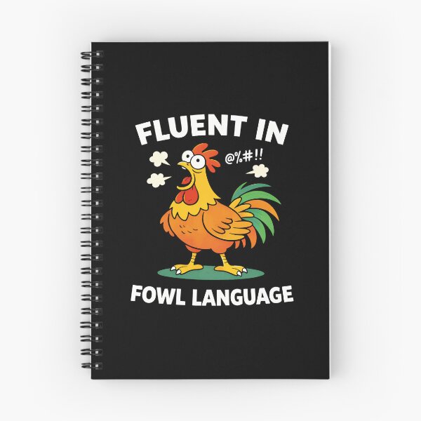 Item preview, Fluent in Fowl Language Funny Chicken designed and sold by JODYSMORGAN.