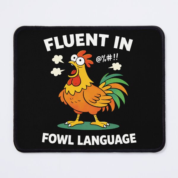 Item preview, Fluent in Fowl Language Funny Chicken designed and sold by JODYSMORGAN.