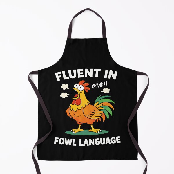 Item preview, Fluent in Fowl Language Funny Chicken designed and sold by JODYSMORGAN.