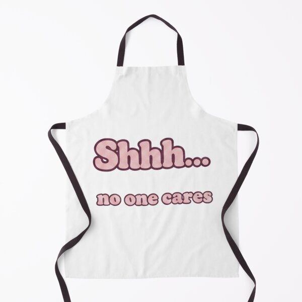 Item preview, Pink Shhh No One Cares Aesthetic Quote designed and sold by Miminc.