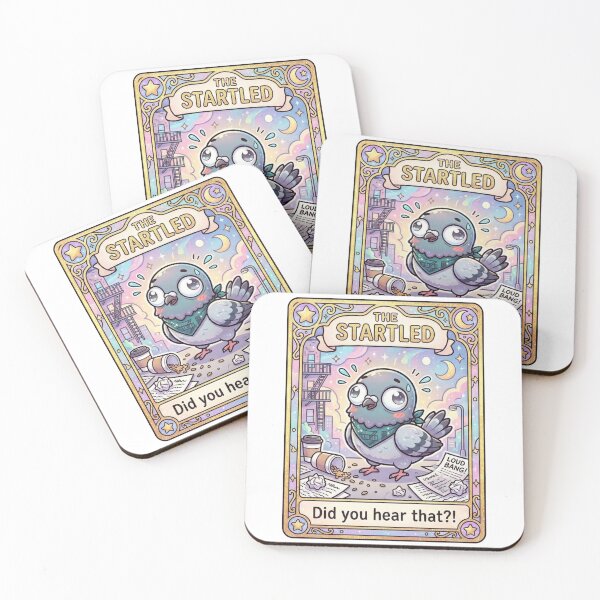 Item preview, Kawaii Pigeon Tarot The Startled designed and sold by Visual Dept..