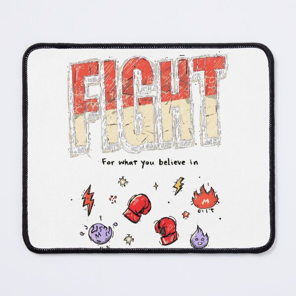 Item preview, Fight For What You Believe In Motivational Typography Design designed and sold by ConfuseLab Alt.