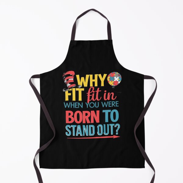 Item preview, Autism Awareness Why Fit In Doctor Teacher Cat In Hat Cool designed and sold by joyouartArt.