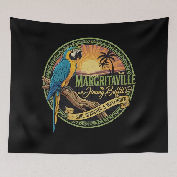 Item preview, Jimmy Buffett Margaritaville Parrot Soul Searcher Wayfinder designed and sold by badis amroune.