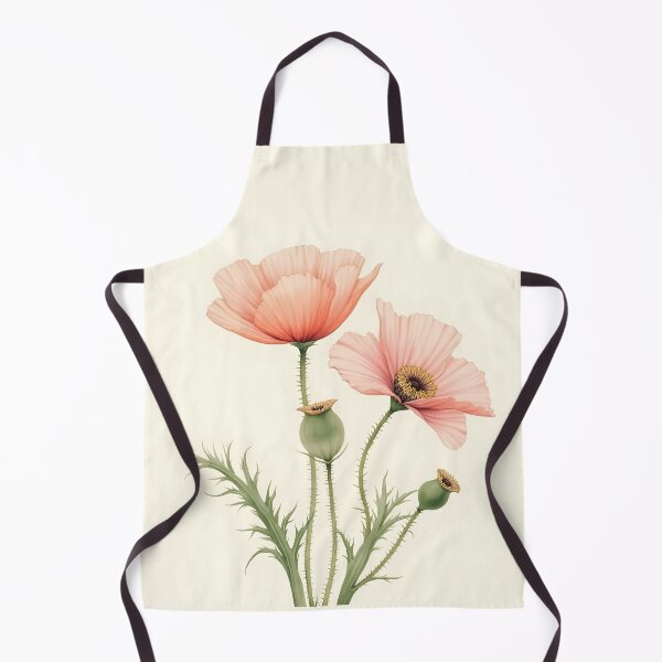Item preview, Botanical Vintage Style Iceland Poppy Deux designed and sold by Glimmersmith.