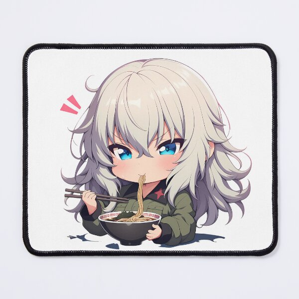 Item preview, Erika Itsumi Girls Und Panzer Chibi Ramen Intense Slurp designed and sold by mildaclairmo.
