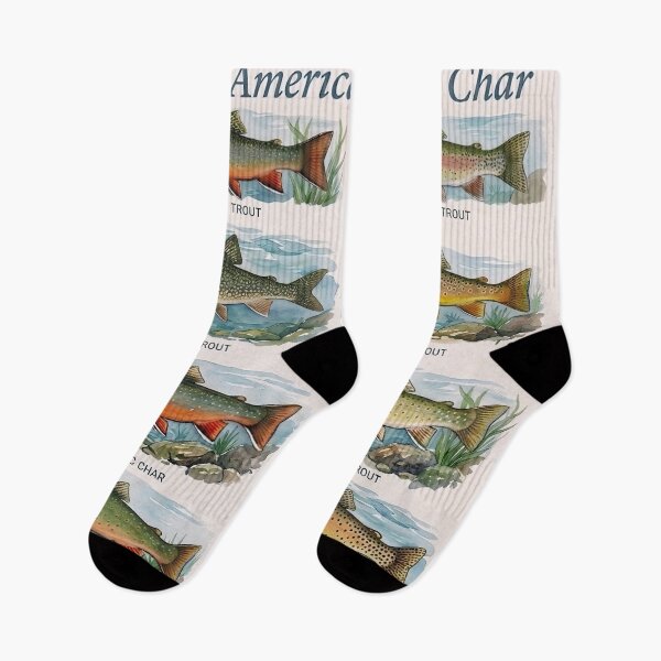 Item preview, Trout and Char of North America (Watercolor) designed and sold by Fish Town.