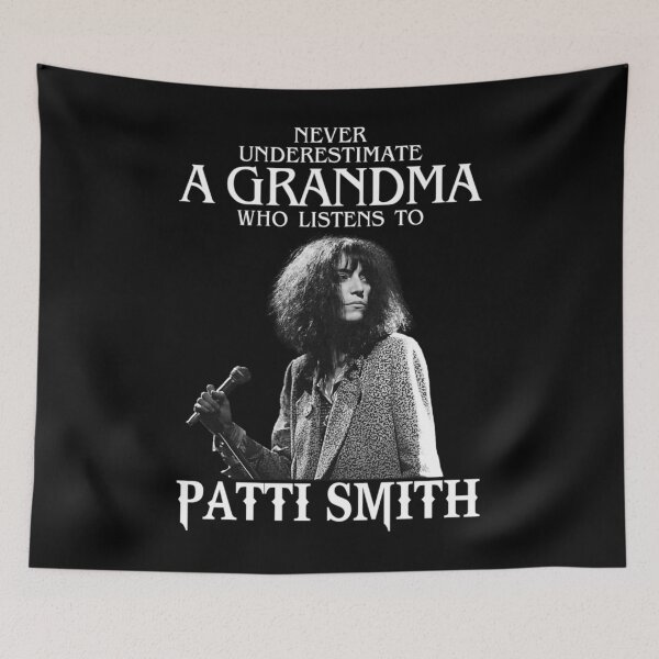 Item preview, Woman Who Listens To Patti Smith designed and sold by SutGeShop.