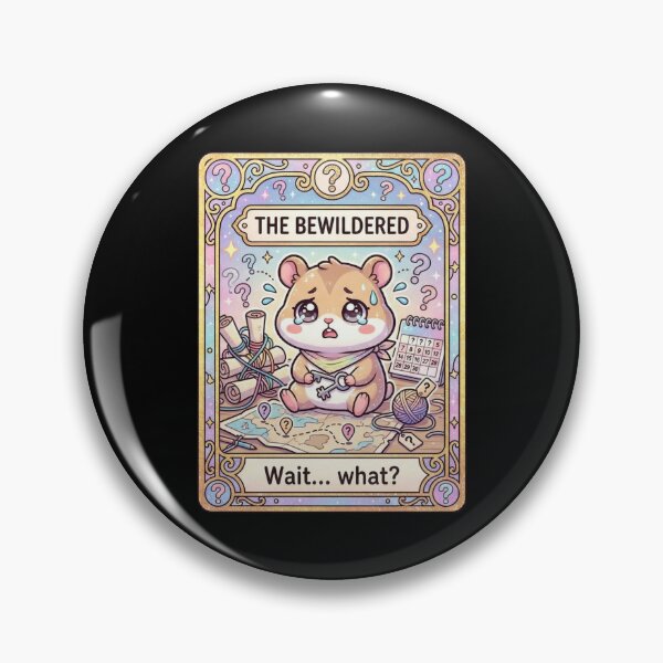 Item preview, Kawaii Hamster Tarot The Bewildered designed and sold by Visual Dept..