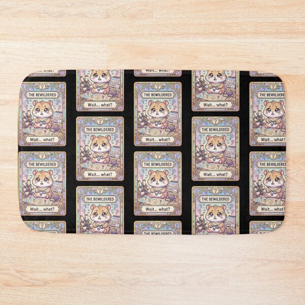 Item preview, Kawaii Hamster Tarot The Bewildered designed and sold by Visual Dept..