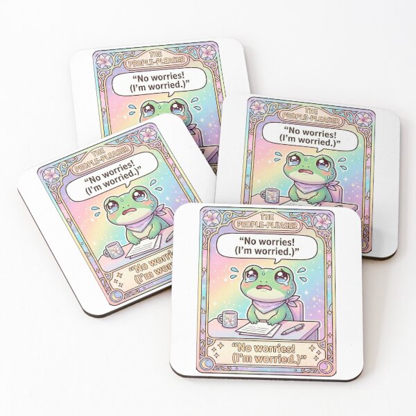Item preview, Kawaii Frog Tarot The People Pleaser designed and sold by Visual Dept..