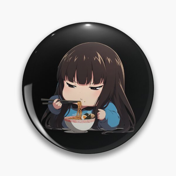 Item preview, Shiho Nishizumi Girls Panzer Kawaii Ramen Chibi designed and sold by mildaclairmo.