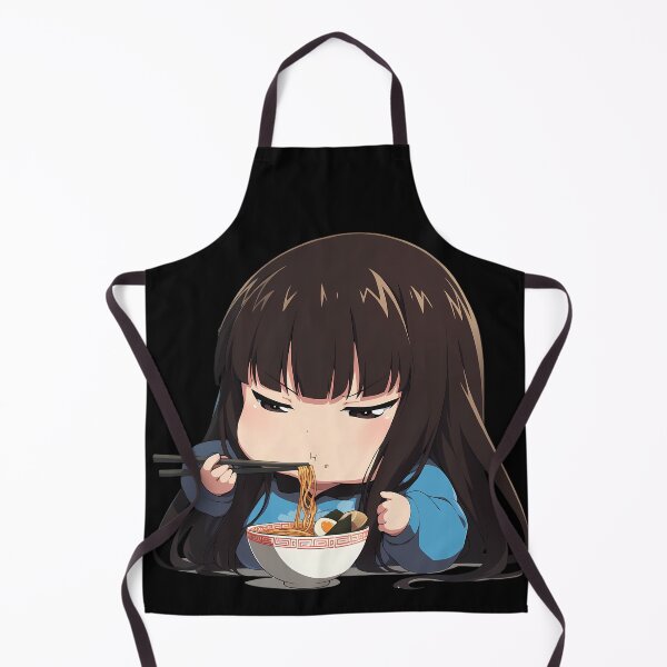 Aperçu de l'œuvre Shiho Nishizumi Filles Panzer Kawaii Ramen Chibi créée et vendue par mildaclairmo.