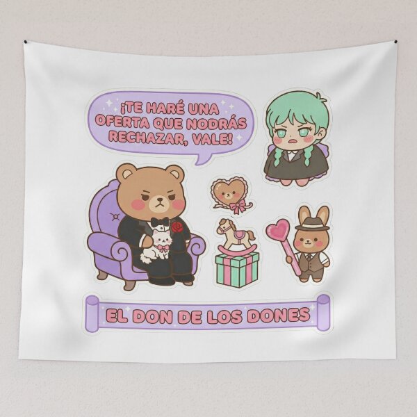 Item preview, The Godfather Kawaii - Retro 80s Fancy Aesthetic (Mafia Edition) designed and sold by elglotonmusical.