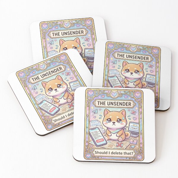 Item preview, Kawaii Dog Tarot The Unsender designed and sold by Visual Dept..