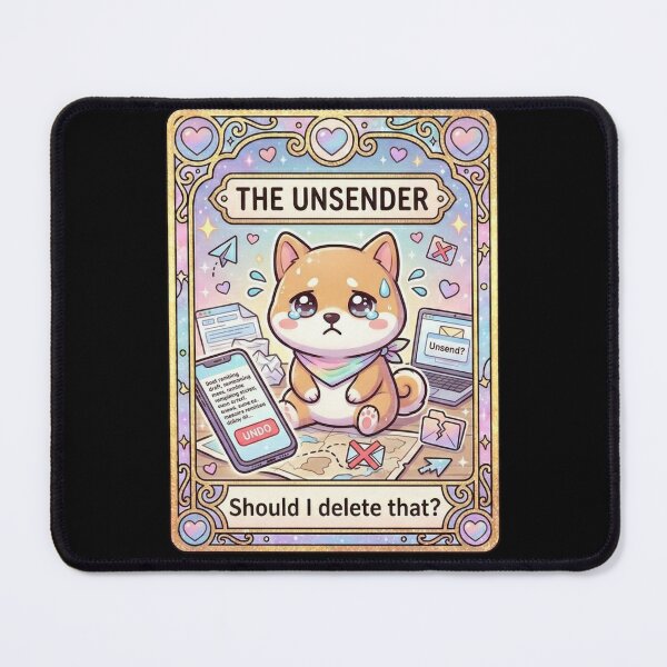 Item preview, Kawaii Dog Tarot The Unsender designed and sold by Visual Dept..