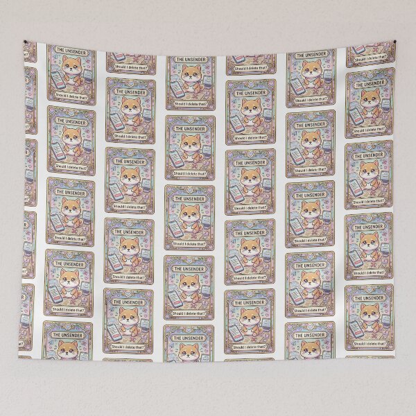 Item preview, Kawaii Dog Tarot The Unsender designed and sold by Visual Dept..