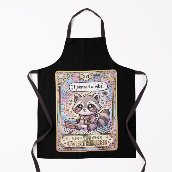 Item preview, Kawaii Raccoon Tarot The Overthinker designed and sold by Visual Dept..