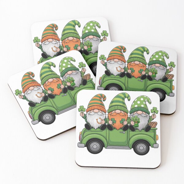 Item preview, Funny Irish Gnome Pickup Truck designed and sold by QuiteOrbit.