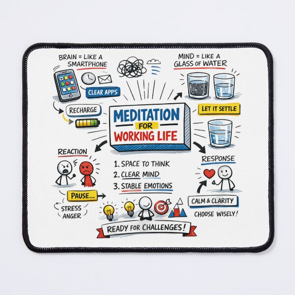 Item preview, Meditation for Working Life designed and sold by I-HERE.