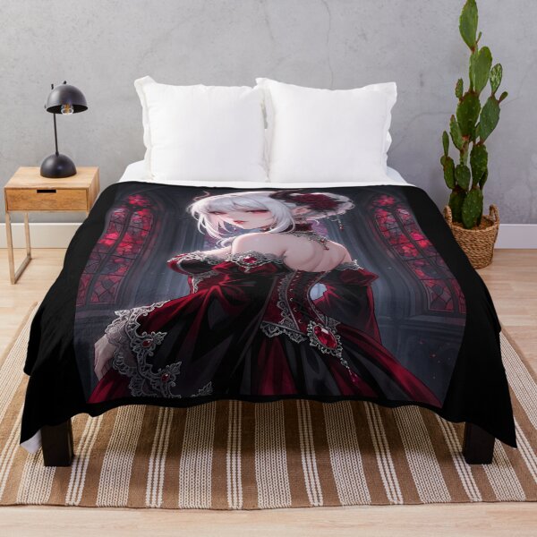 Item preview, Anime Demon Girl in Gothic Setting designed and sold by ChiqueAvenue.