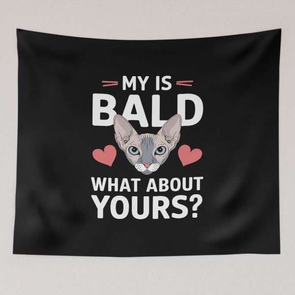 Item preview, My Pussy Is Bald Adult Humor Dirty Pun Joke  designed and sold by angolinnArt.