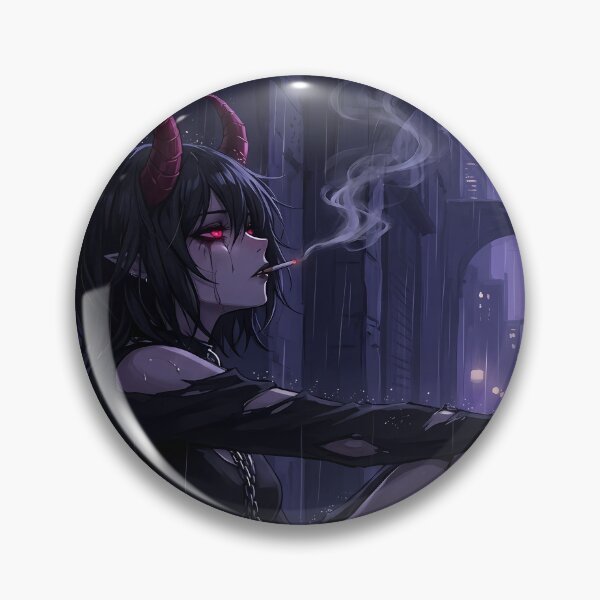 Item preview, Nothing Matters: Anime Demon Girl in Rain designed and sold by ChiqueAvenue.