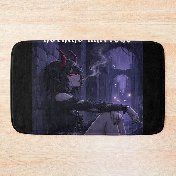 Item preview, Nothing Matters: Anime Demon Girl in Rain designed and sold by ChiqueAvenue.
