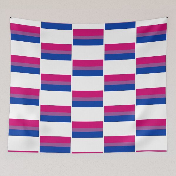 Item preview, Bisexual Pride Flag Minimalist Aesthetic designed and sold by Miminc.