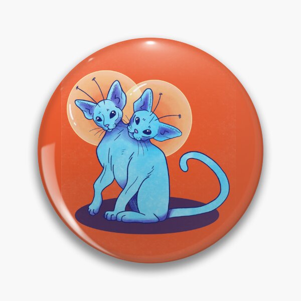Item preview, Two Headed Space Cat designed and sold by Sarah Case.