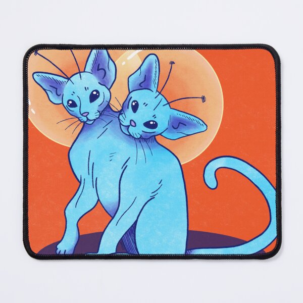 Item preview, Two Headed Space Cat designed and sold by Sarah Case.