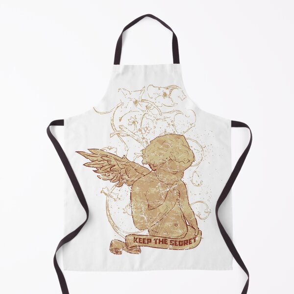 Item preview, Keep The Secret - Vintage Renaissance Cherub Silence Art designed and sold by snapifyprints.