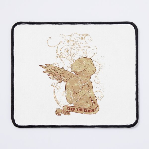 Item preview, Keep The Secret - Vintage Renaissance Cherub Silence Art designed and sold by snapifyprints.
