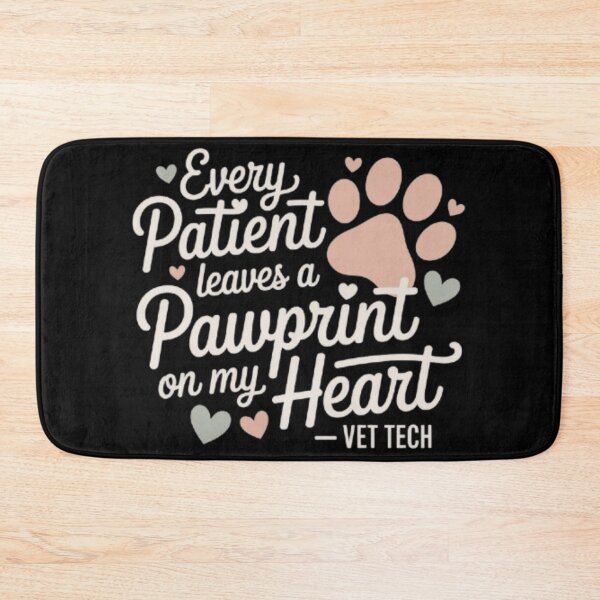 Item preview, Every Patient Leaves a Pawprint on My Heart – Vet Tech Gift for Veterinary Technicians & Animal Lovers designed and sold by limos.