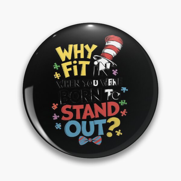 Item preview, Autism Awareness Why Fit In Doctor Teacher Cat In Hat Cool4  designed and sold by joyouartArt.