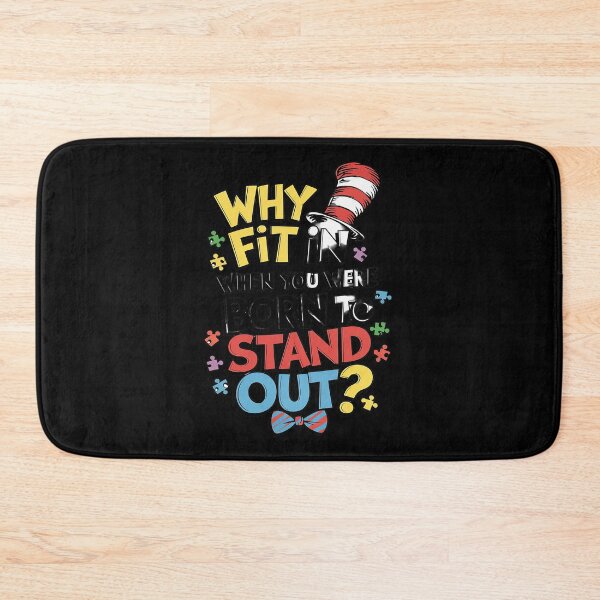 Item preview, Autism Awareness Why Fit In Doctor Teacher Cat In Hat Cool4  designed and sold by joyouartArt.