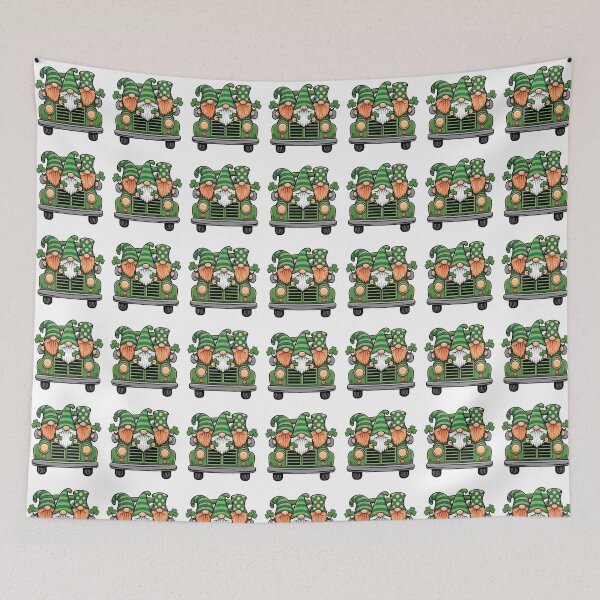 Item preview, Irish Gnomes Green Truck Celebration designed and sold by QuiteOrbit.