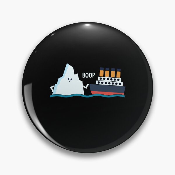 Item preview, Titanic Funny Titanic and Iceberg Boop Parody for Boys Girls designed and sold by farhanhafeez.