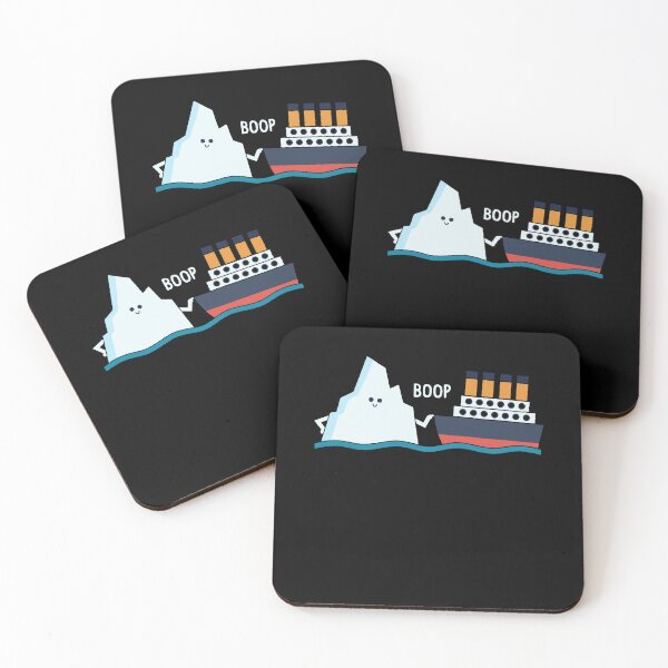 Item preview, Titanic Funny Titanic and Iceberg Boop Parody for Boys Girls designed and sold by farhanhafeez.