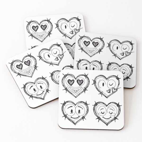 Item preview, Barbed Wire Hearts designed and sold by Kazzasthings.