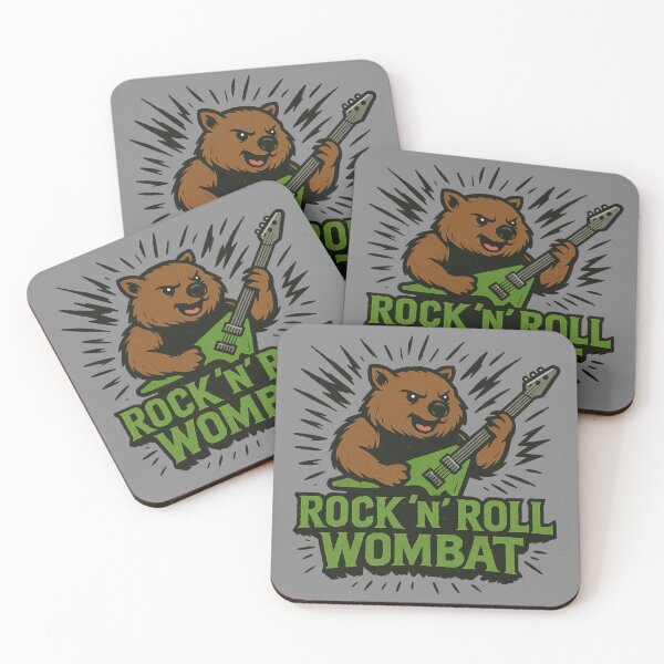 Item preview, Rock n Roll Wombat designed and sold by pUNKnown.