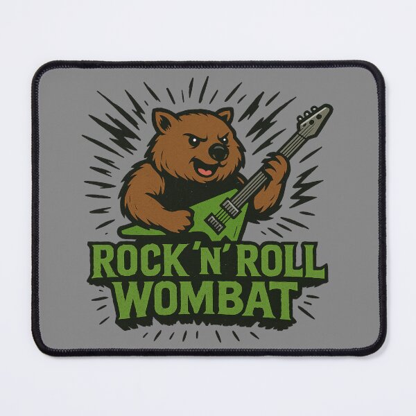 Item preview, Rock n Roll Wombat designed and sold by pUNKnown.