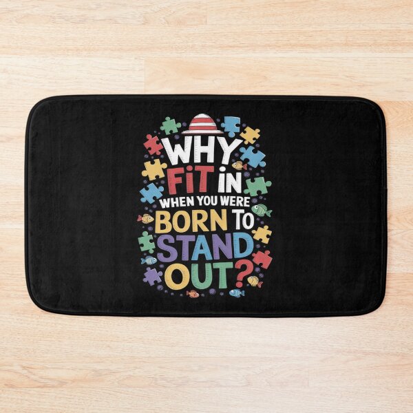 Item preview, Autism Awareness Why Fit In Doctor Teacher Cat In Hat Cool5  designed and sold by joyouartArt.